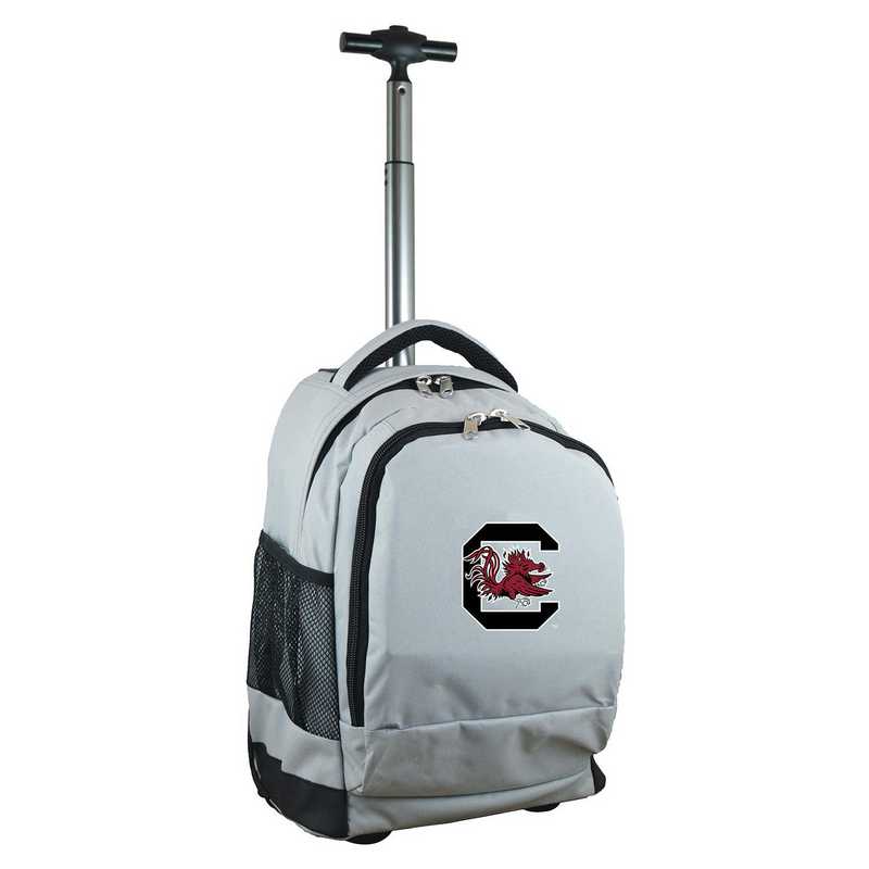 CLSOL780-GY: NCAA South Carolina Gamecocks Wheeled Premium Backpack